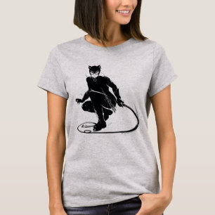 Catwoman Ink Brush Pose T-Shirt