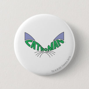Catwoman Logo Green 6 Cm Round Badge