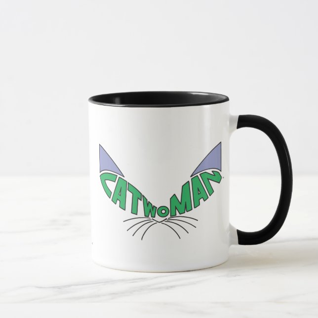 Catwoman Logo Green Mug (Right)