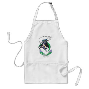 Catwoman & Logo Green Standard Apron