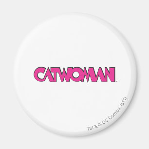 Catwoman Logo Pink Magnet