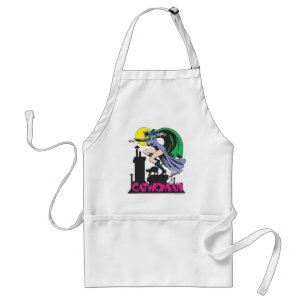 Catwoman & Logo Pink Standard Apron