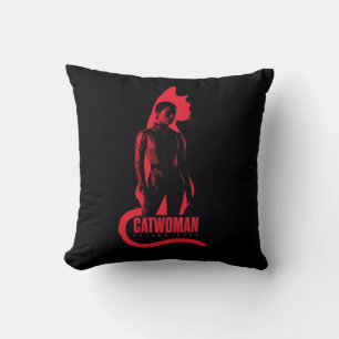 Catwoman Selina Kyle Cat Silhouette Cushion