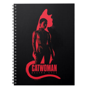 Catwoman Selina Kyle Cat Silhouette Notebook