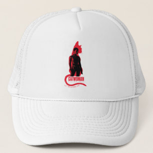 Catwoman Selina Kyle Cat Silhouette Trucker Hat