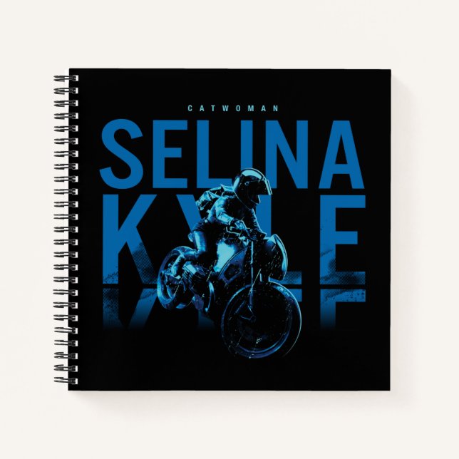 Catwoman Selina Kyle Motorcycle Notebook (Front)
