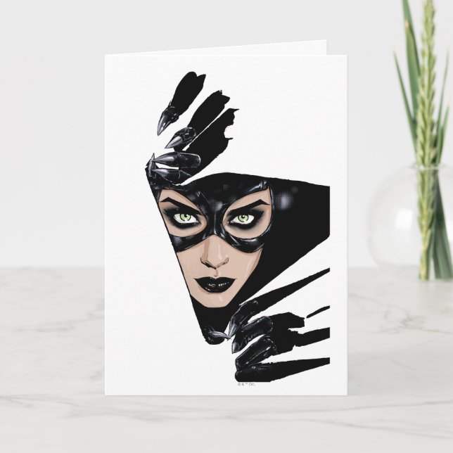 Catwoman The Claws Are Out Cover Illustration Card (Front)