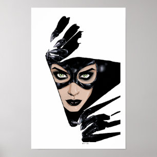 Catwoman The Claws Are Out Cover Illustration Poster