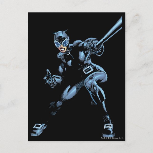 Catwoman with Whip Postcard (Front)