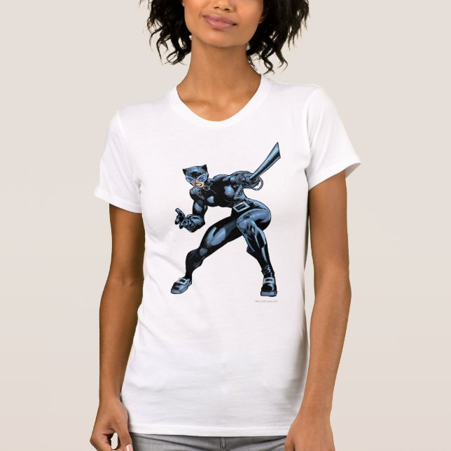 Catwoman with Whip T-Shirt (Front)