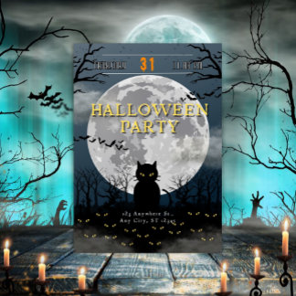Caty Halloween Party  Invitation