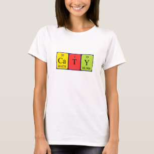 Caty periodic table name shirt