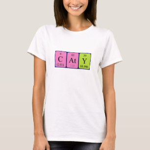 Caty periodic table name shirt