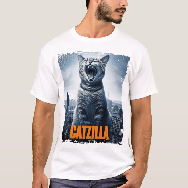 Catzilla Basic Relaxed Men's T-Shirt (Front)