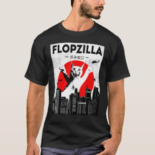 Catzilla big floppa meme Flopzilla Caracal Cat T-Shirt