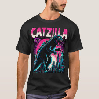 CATZILLA Epic Battle of Colossal Cats T-Shirt
