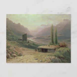Caucasian Canyon, 1893 Postcard