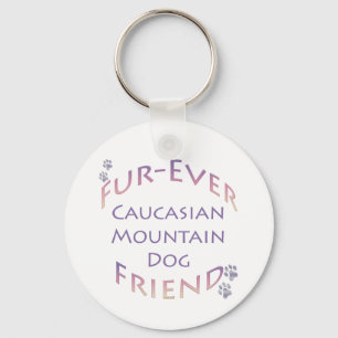 Caucasian Mountain Dog Furever Key Ring