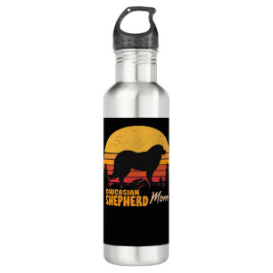 Caucasian Shepherd Dog Mom Vintage Retro Classic T 710 Ml Water Bottle