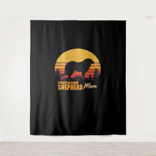 Caucasian Shepherd Dog Mom Vintage Retro Classic T Tapestry