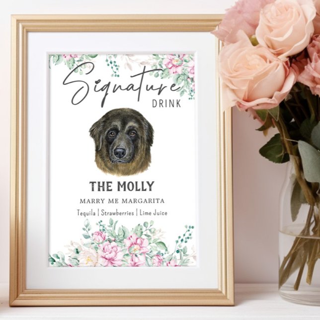 Caucasian Shepherd Dog Signature Drink Sign (Creator Uploaded)