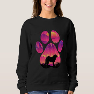 Caucasian Shepherd Paw Mom Dad Dog Women Men Sweatshirt