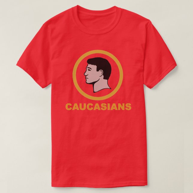 Caucasians | Cultural Identity & Heritage T-Shirt (Design Front)
