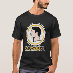 Caucasians Funny Vintage Caucasians Pride T-Shirt