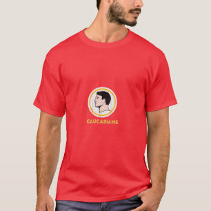 Caucasians Funny Vintage Caucasians Pride T-Shirt