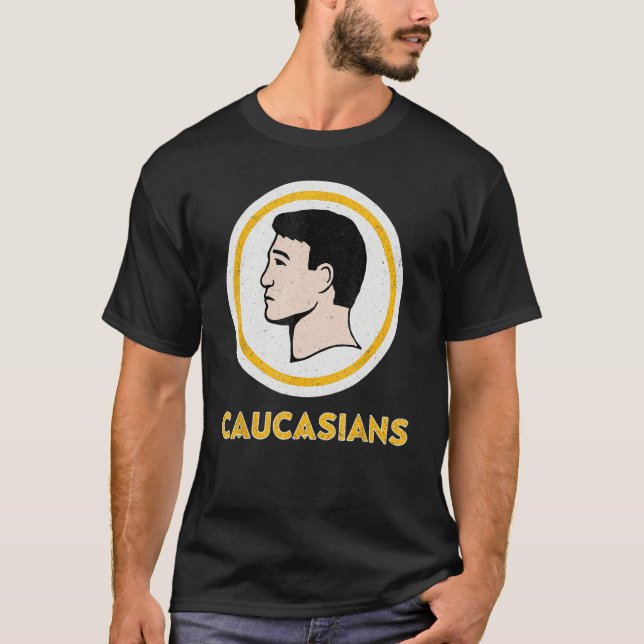 Caucasians  Vintage Caucasians Pride T-Shirt (Front)