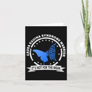 Cauda Equina Syndrome Warrior 1 Card