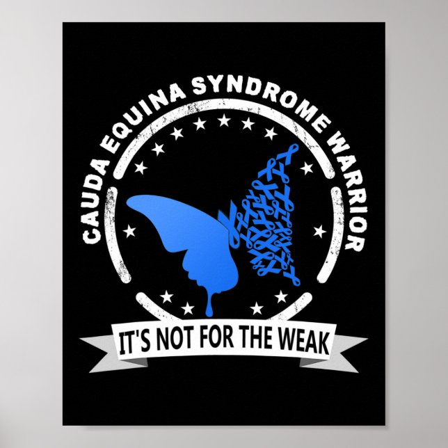 Cauda Equina Syndrome Warrior 1  Poster (Front)