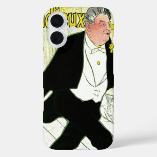 Caudieux by Toulouse Lautrec, Vintage Art Nouveau, iPhone 16 Case