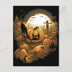 Caught in a Spooky Patch Postcard