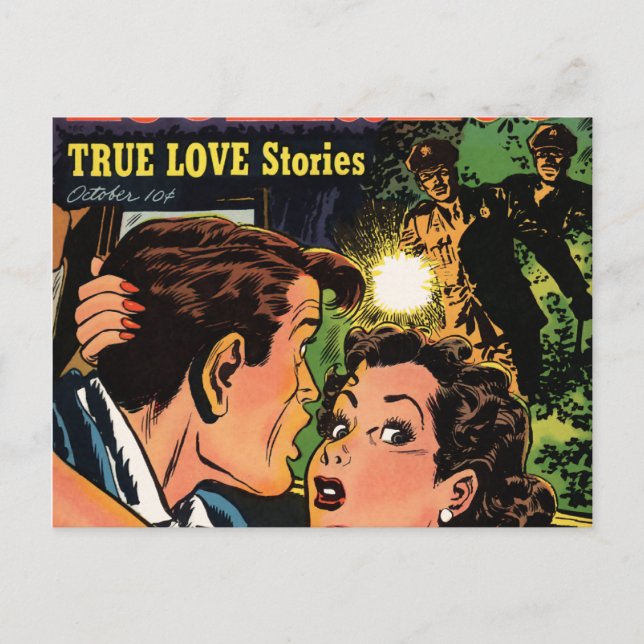 Caught in an Embrace Postcard (Front)