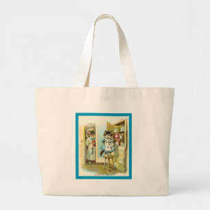 Caught in the Act Large Tote Bag