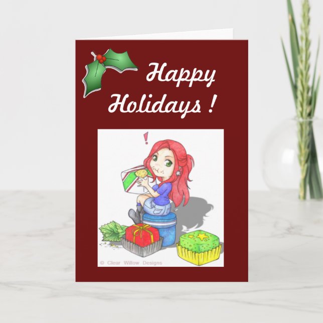 Caught in the Sweets Greeting Card (Front)