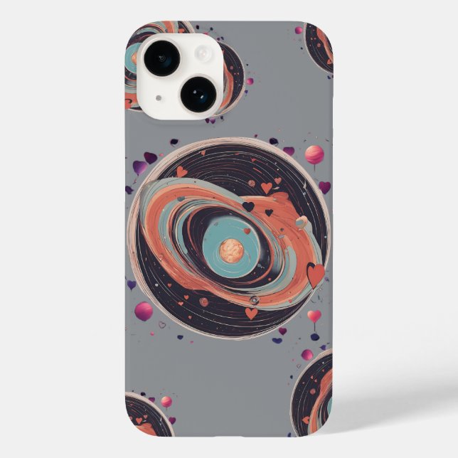 💖🌠 "Caught in Your Orbit" Case-Mate iPhone Case (Back)
