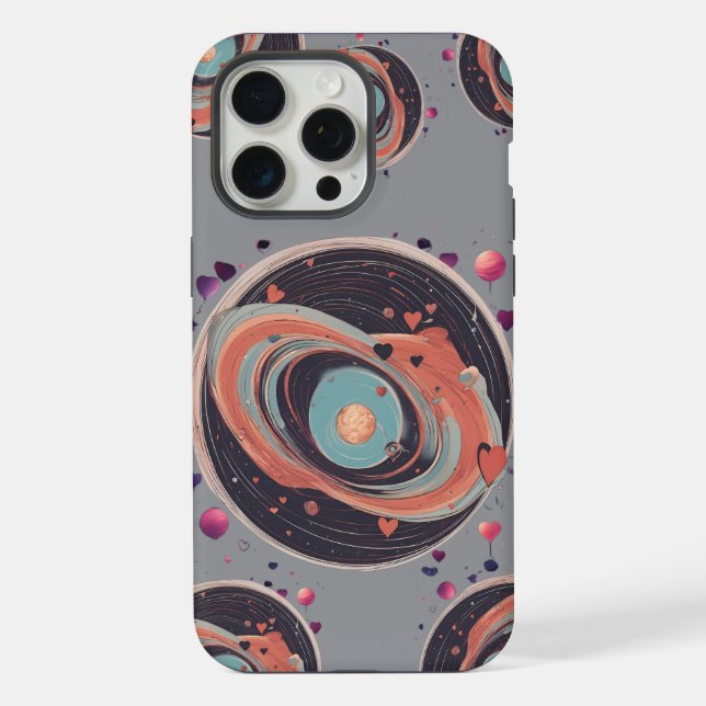 💖🌠 "Caught in Your Orbit" iPhone Case (Back)