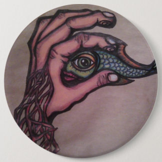 Caught One 6 Cm Round Badge