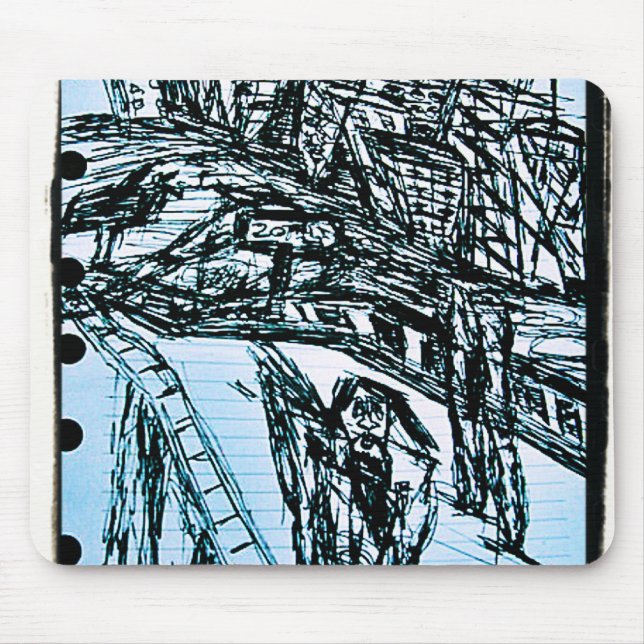 CAUGHT UP 2 MOUSE PAD (Front)