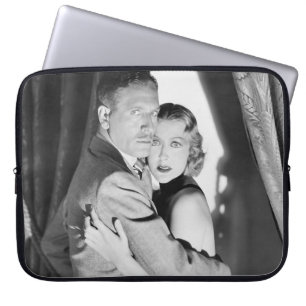 CAUGHTvintage, retro, couple, scare, shock, fear, Laptop Sleeve