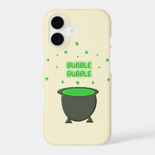 Cauldron and Bubbling Green Brew Halloween