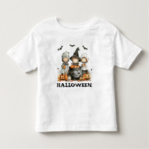 Cauldron Crew – Halloween Treats & Tiny Terrors Toddler T-Shirt