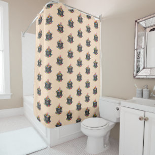 Cauldron for Trick or Treat Shower Curtain