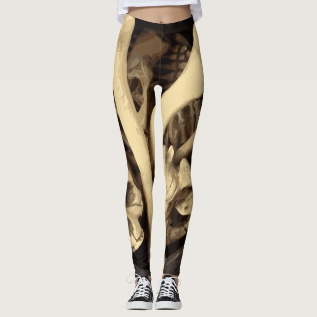 Cauldron of bones. leggings (Front)