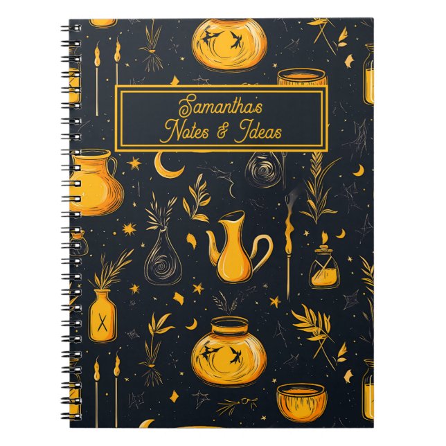 Cauldrons And Potions Notebook (Front)