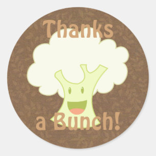 Cauliflower Bunch Classic Round Sticker