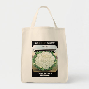 Cauliflower Card Seed Co. packet Vintage Fredonia Tote Bag