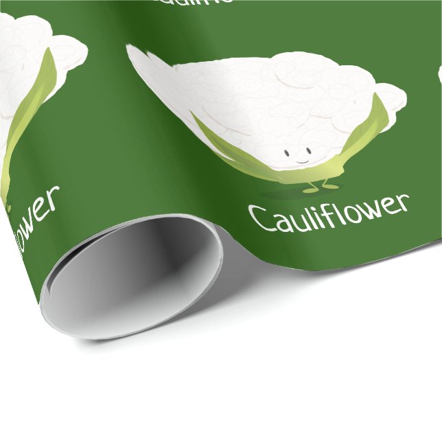 Cauliflower character | Wrapping Paper (Roll Corner)
